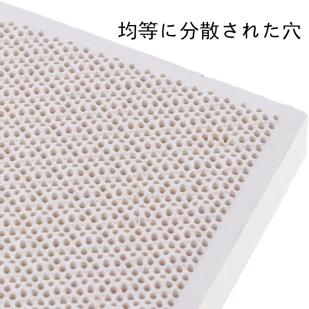 SHANGUP 2個入り 耐火れんが 2000ºF 耐火ボード ブロック セラミックハニカムはんだボード 宝石作業ツール ハニカムセラミックプレート