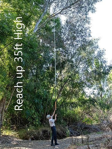 Wireless Remote Control Electric Pole Saw - 35ft High Reach Tree Pruner for DIY - Ultra Light Portable Design - Cuts 4" Branches Safely - Attaches to Any Telescopic Pole - SFT20-2 V2 — view 4