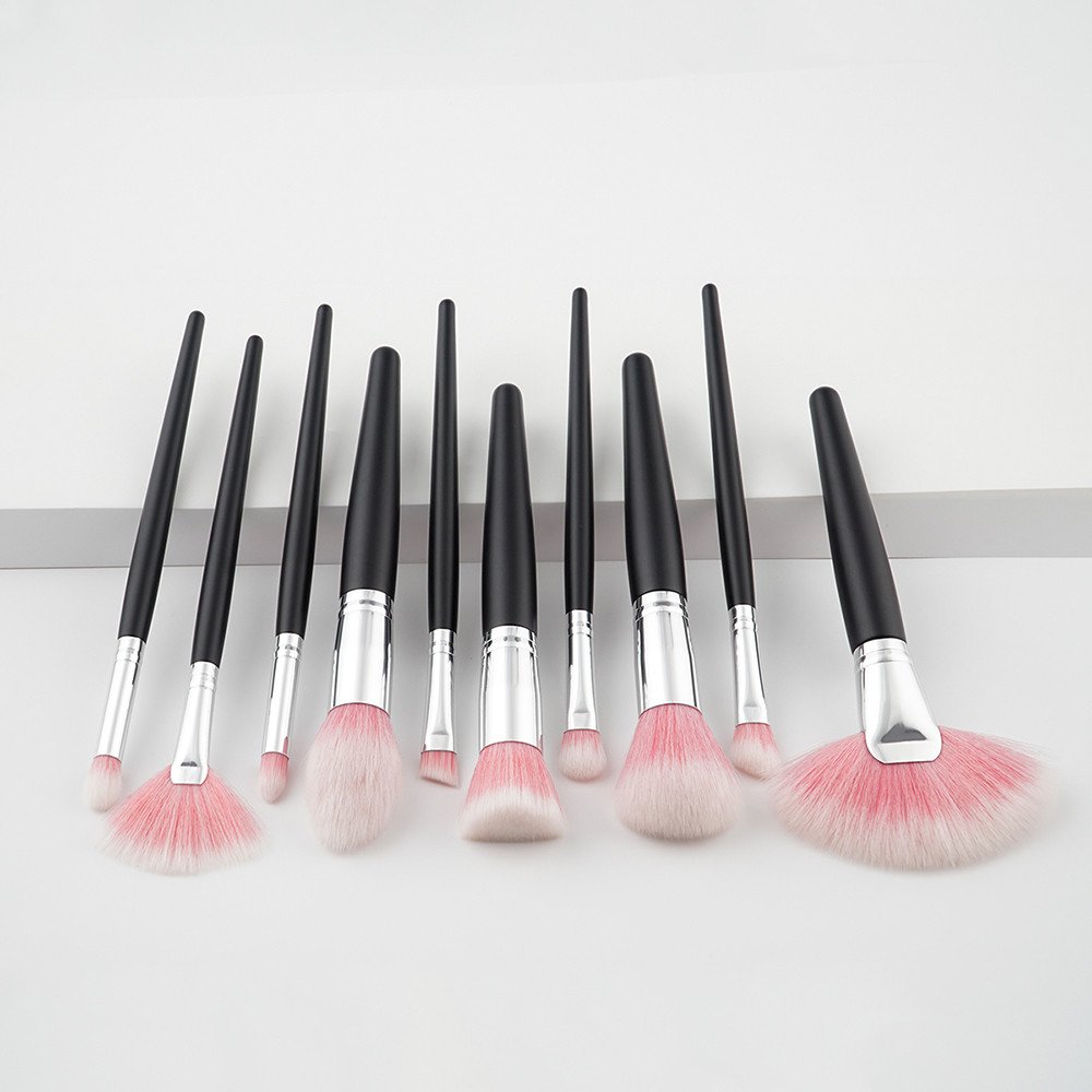 10 Stücke Kosmetische Augenbraue Lidschatten Pinsel Make-Up Pinsel Sets Kits Werkzeuge Make-Up Pinsel Reinigung Matte