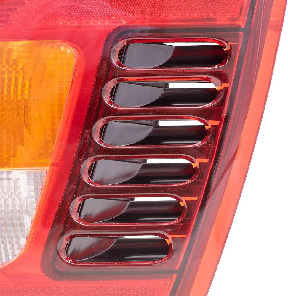Brock Replacement Passenger Tail Light with Circuit Board Compatible with 2002-2004 Grand Cherokee 55155138AI