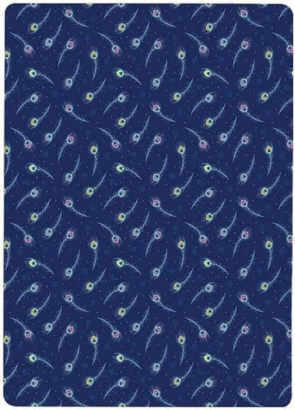 Amazon 選べる ウォール ステッカー 羽 エキゾチックな孔雀の羽シュールな芸術的な精神的な羽毛スパイラルプリント装飾 淡いとダークブルー60x100cm 壁紙ポスター ステッカー 壁紙風景画 壁飾り ウォールステッカー オンライン通販