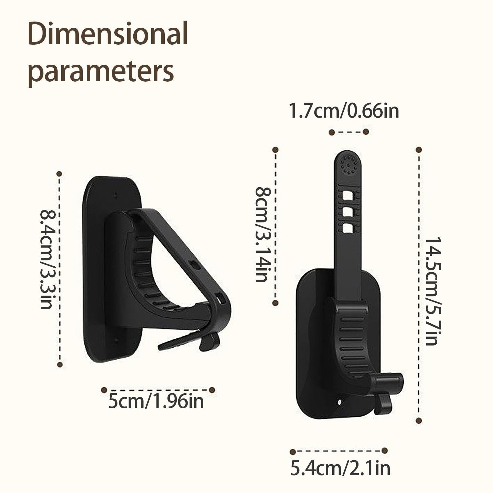 Paquet De 2/4/8 Support Tringle Rideaux en ABS sans Perçage