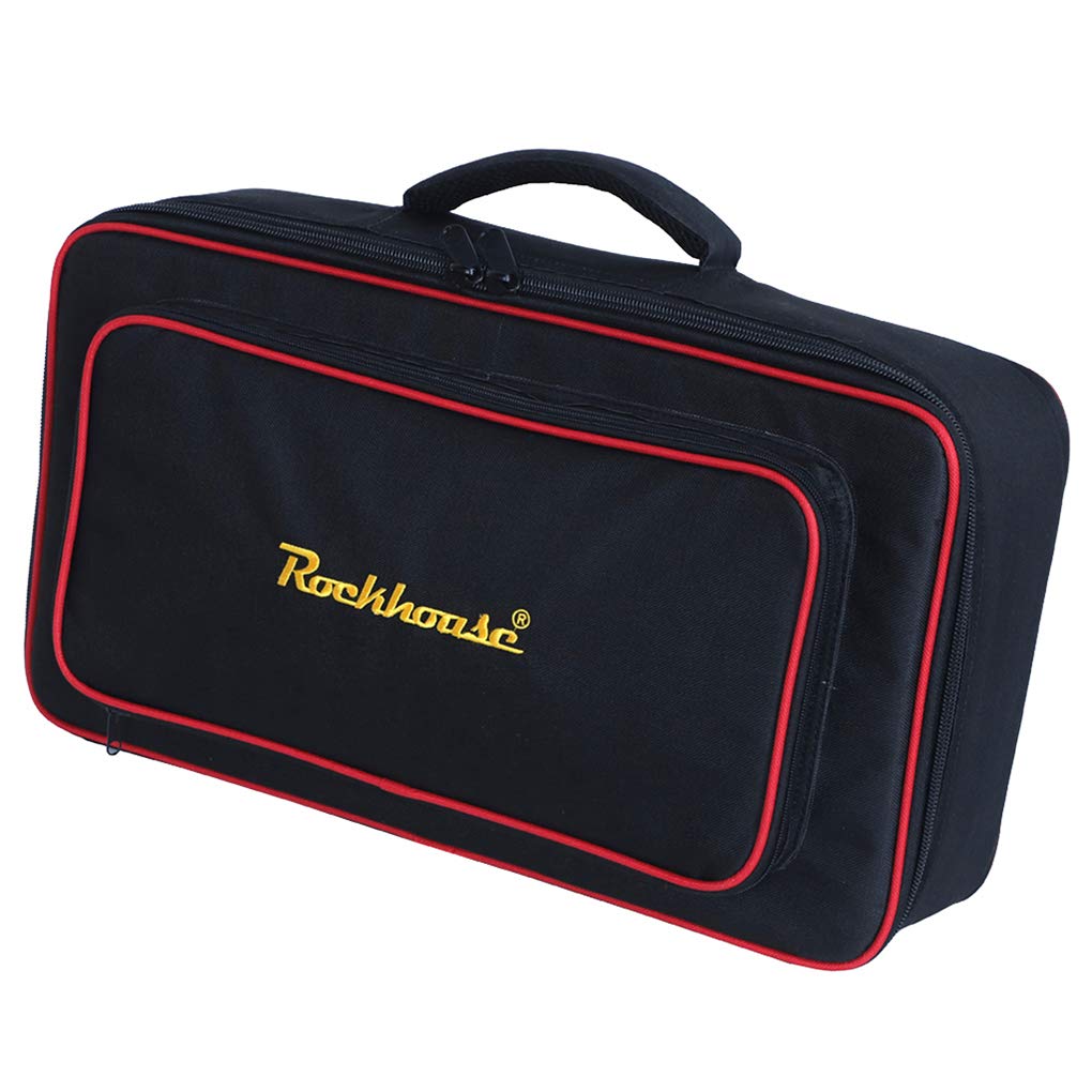 10 set di effetti chitarra elettrica Pedaliera Consiglio Storage Bag Carry Case Effetto Pedalboard Zipper Pouch