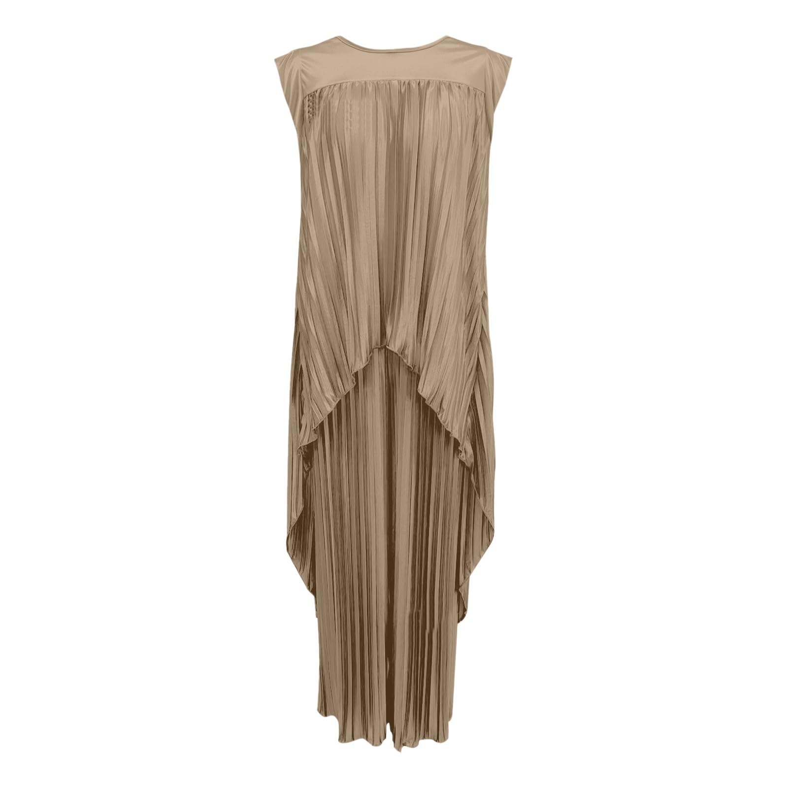 2 Teiler Damen Elegant Set Plissiertem, Kurzärmeligem, Unregelmäßigem Midi-Oberteil Und Hose Mit Weitem Bein Elastischem Bund Airport Outfit Women Hosen Anzug Große Größen Ballkleider