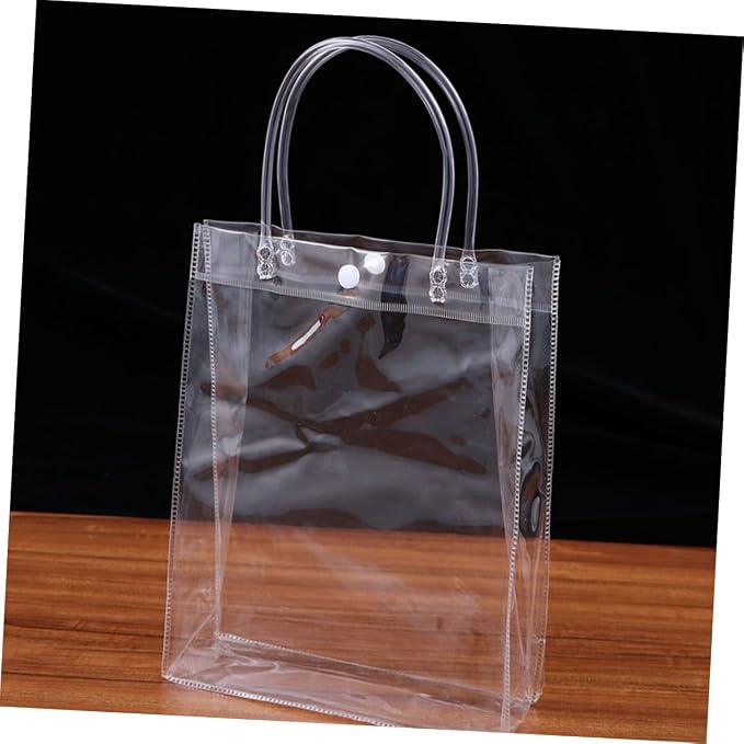 Bolsa tote transparente de PVC Healeved 6 piezas miniatura 6