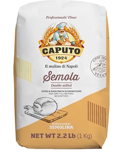 Miniatura 4 de Molino Antimo Sémola Harina de sémola, bolsa de 1 kilo, (paquete de 2)