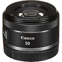 Canon RF 50mm f/1.8 STM Lens | Compact Standard Prime with Bright f/1.8 Aperture & Smooth STM Autofocus | for Portraits, Street, & Everyday Photography (4515C002) + Adapter EF-EOS R + Bag + 64GB Card gallery image
