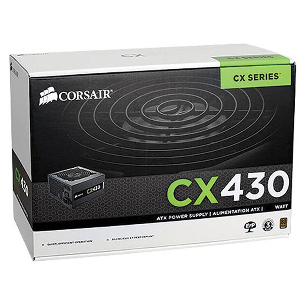Fonte Corsair 430W CX430 80 PLUS Bronze (S/ Cabo de Forca) - CP