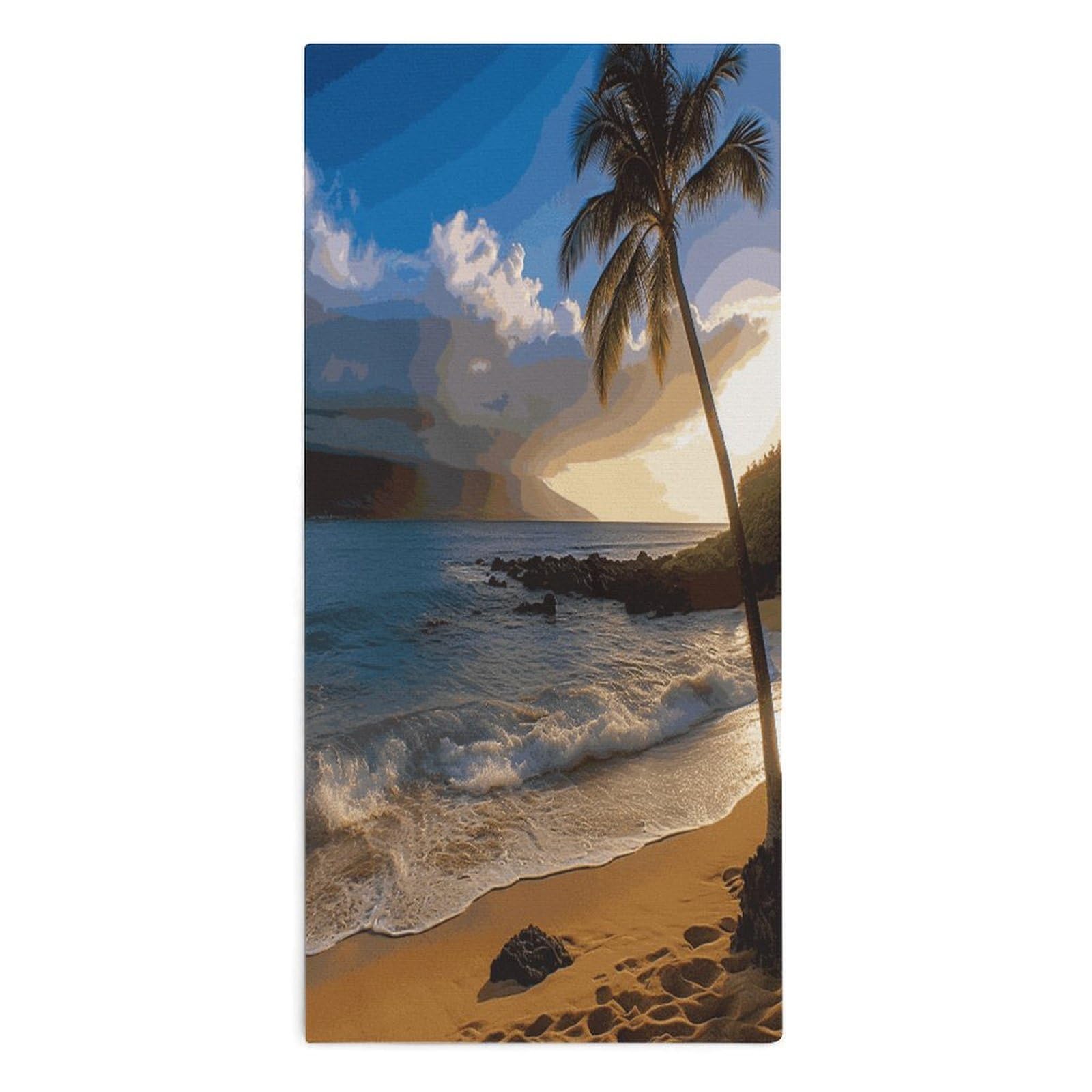 Btcowzrv Style Hawaii Beach Bath Towel Beach Towels Shower Towel
