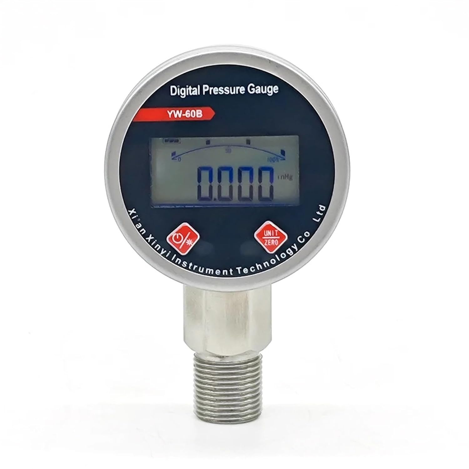 Display 60mm Dial Vacuum Pressure Gauge 0.5% FS Accuracy Digital Pressure Gauge 400Bar(0.2Accuracy,0-20Mpa)