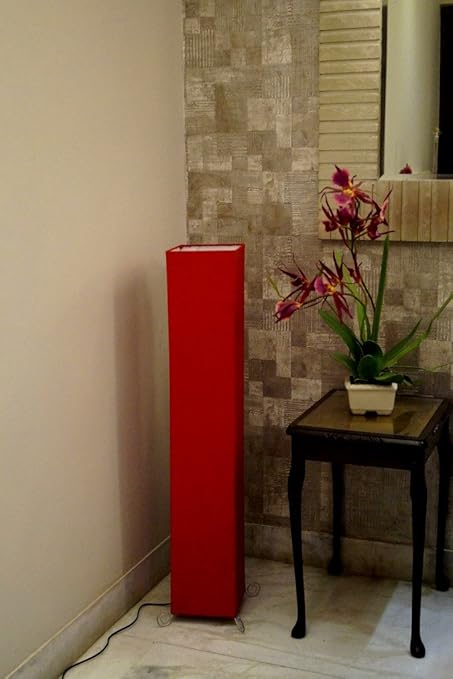 tu casa Floor Lamp | Lamp for Bedroom | Floor Lamps for Living Room | Home Decor Items | Bedside Lamp | Decorative Items | Bedside Lamps for Bedroom | Square Floor Lamp