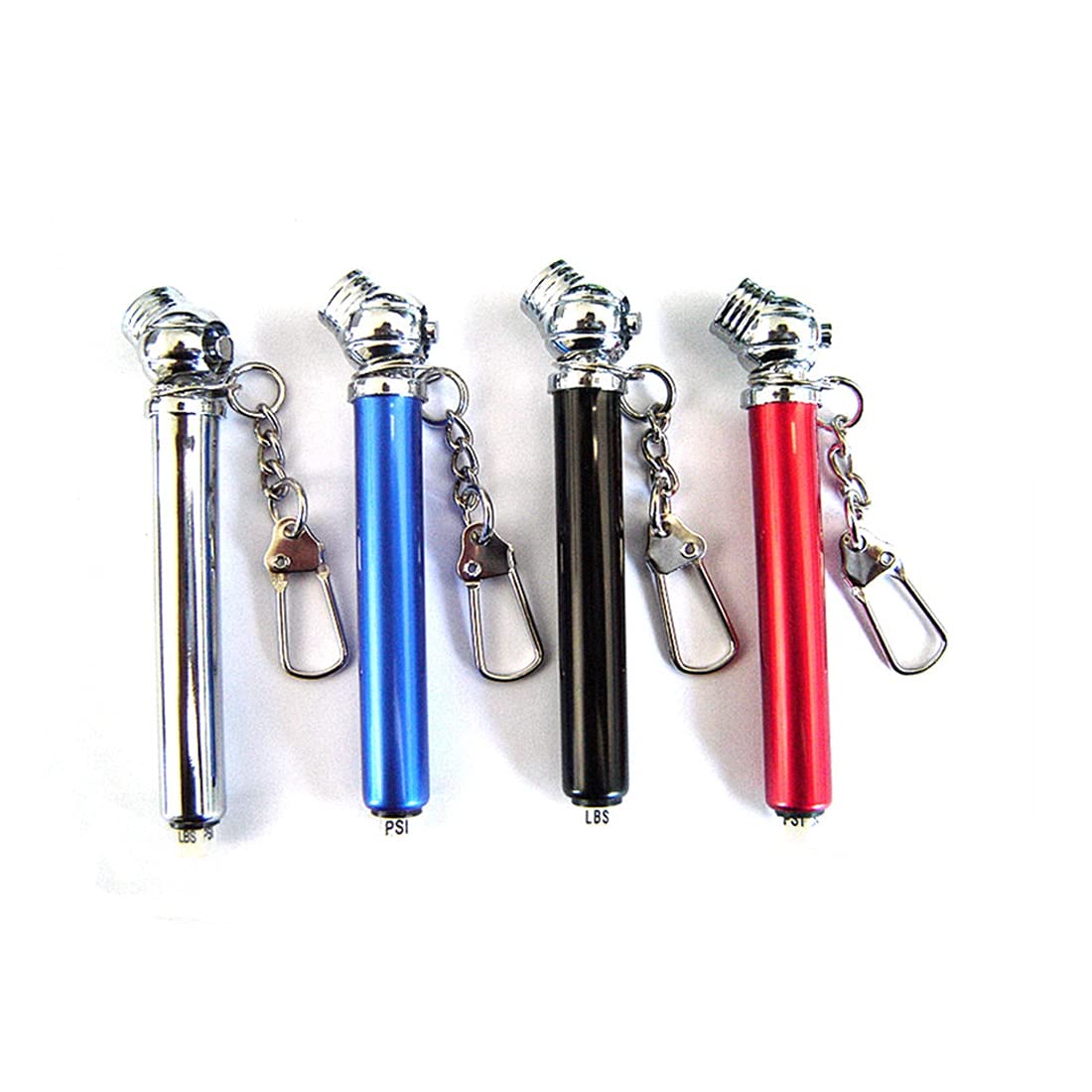 Manometro Portatile Misuratore di Pressione dell'Aria dei Pneumatici Penna del Veicolo Auto Moto Pneumatico Misuratore di Test Penna Silvery 5-50 PSI Strumento di Diagnostica