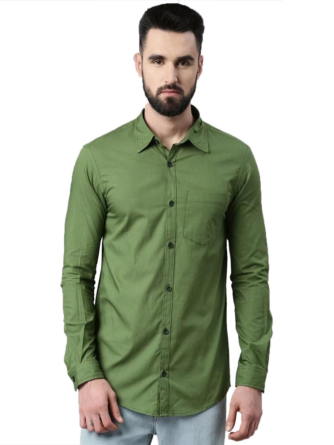 Men's Pure Cotton Regular Fit Full Sleeve Casual Shirt-image-39