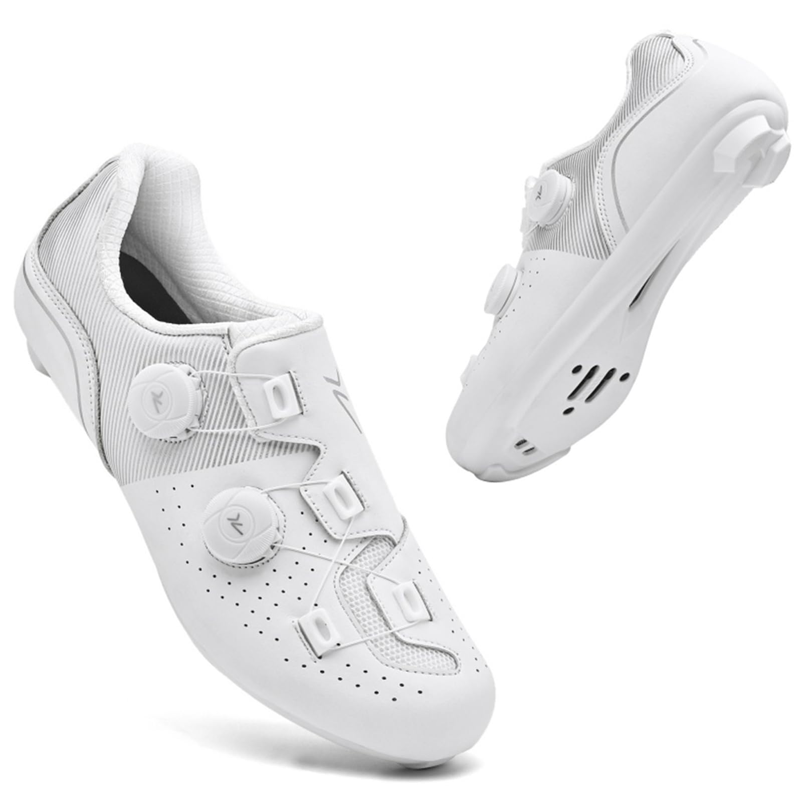 Fahrradschuhe Herren Rennradschuhe Kompatibel mit Peloton Look SPD SPD-SL Delta Lock Pedal Reitschuhe Spinning Schuhe Rennrad Schuhe Draussen
