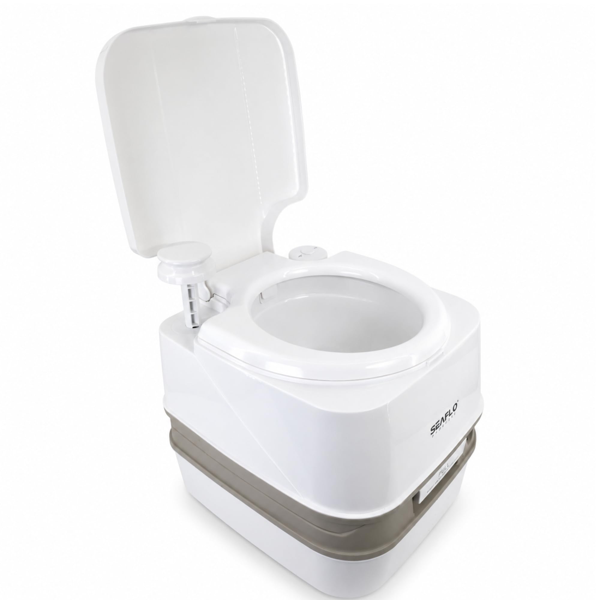 SEAFLO Portable Toilet for RV, Boat, and Camping (3.2 Gallon - Premium Ver.)