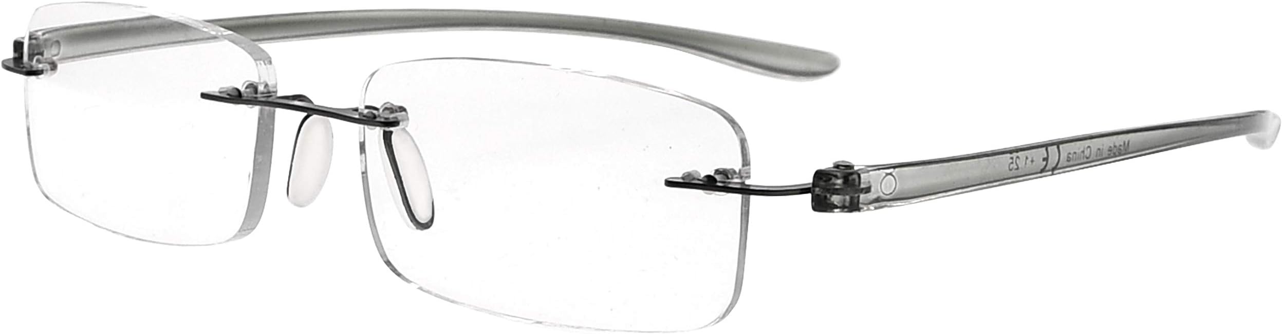 Eyekepper Reader Small Lens Rimless Reading Glasses Men Women