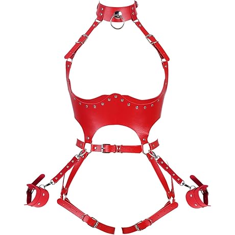 Leather Harness Belt Full Body Harness for Women