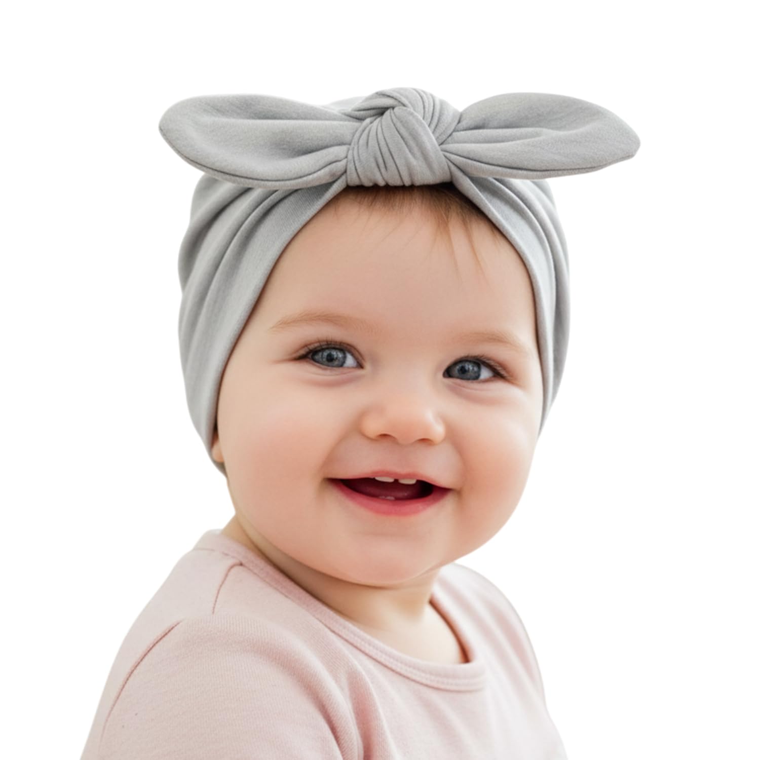 Baby's Cotton Hat Turban Baby Cap Black 0-2.5 Years-image-18