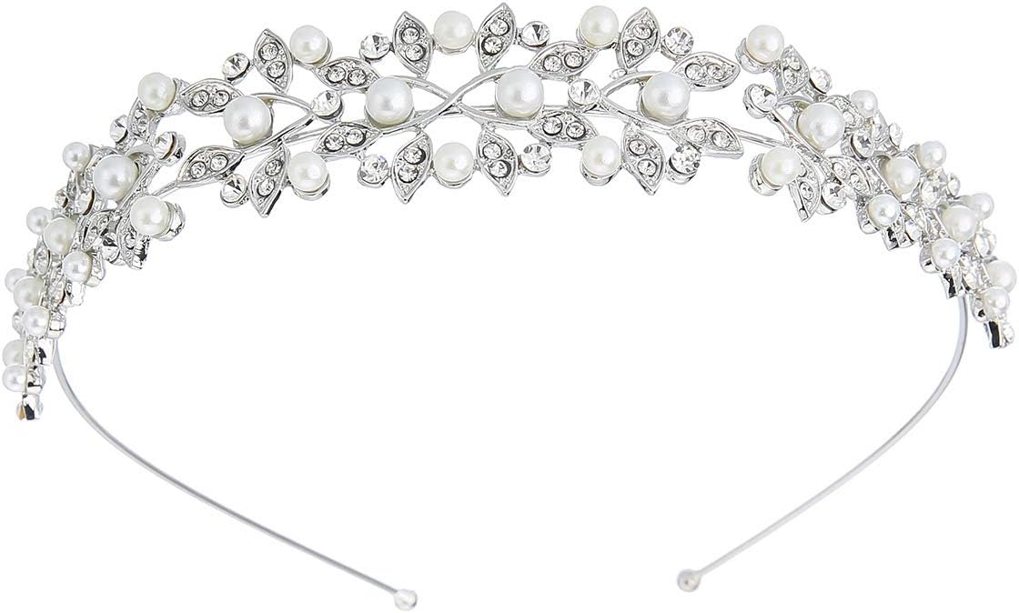 Minkissy Braut-Diadem Krone - Strass Tiara Mit Kristall Für Hochzeit
