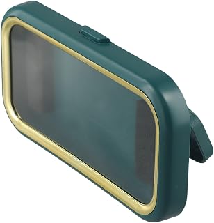 Soporte telescópico de pared impermeable para teléfono de ducha con ángulo ajustable, varios colores disponibles (verde)