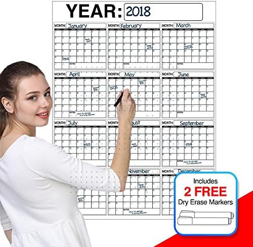amazon-com-best-oversized-12-month-dry-erase-wall-calendar-planner-and-organizer-3-x-4-ft-vertical-laminated-dry-or-wet-erase-to-plan-your-whole-year-perfect-sales-planning-office