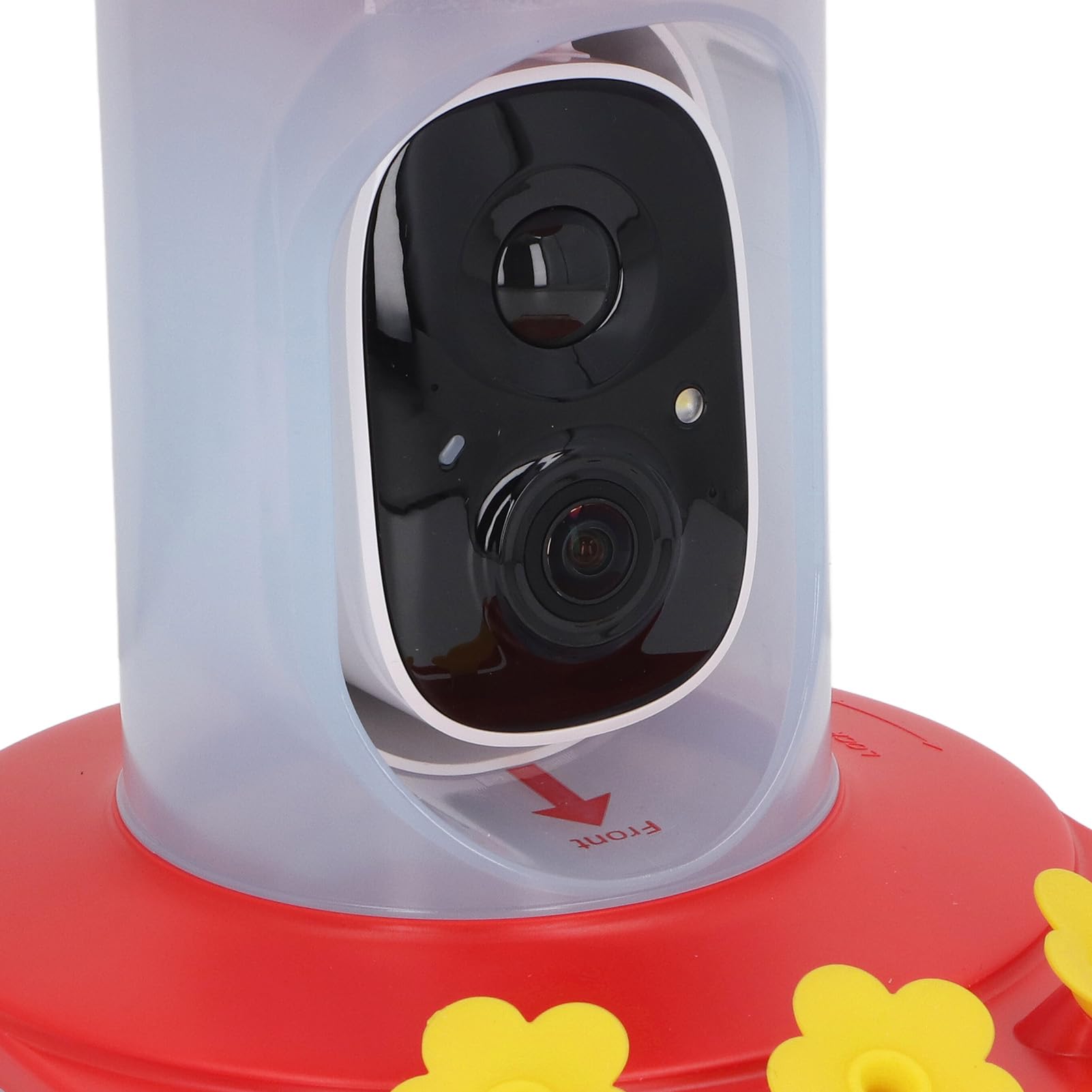 Naroote Comedero para Pájaros, Comedero Inalámbrico con WiFi 2,4G y Cámara HD con Visión Nocturna y IA, Recipiente de Almacenamiento de Comida de 2 L, Resistente al Agua IP65