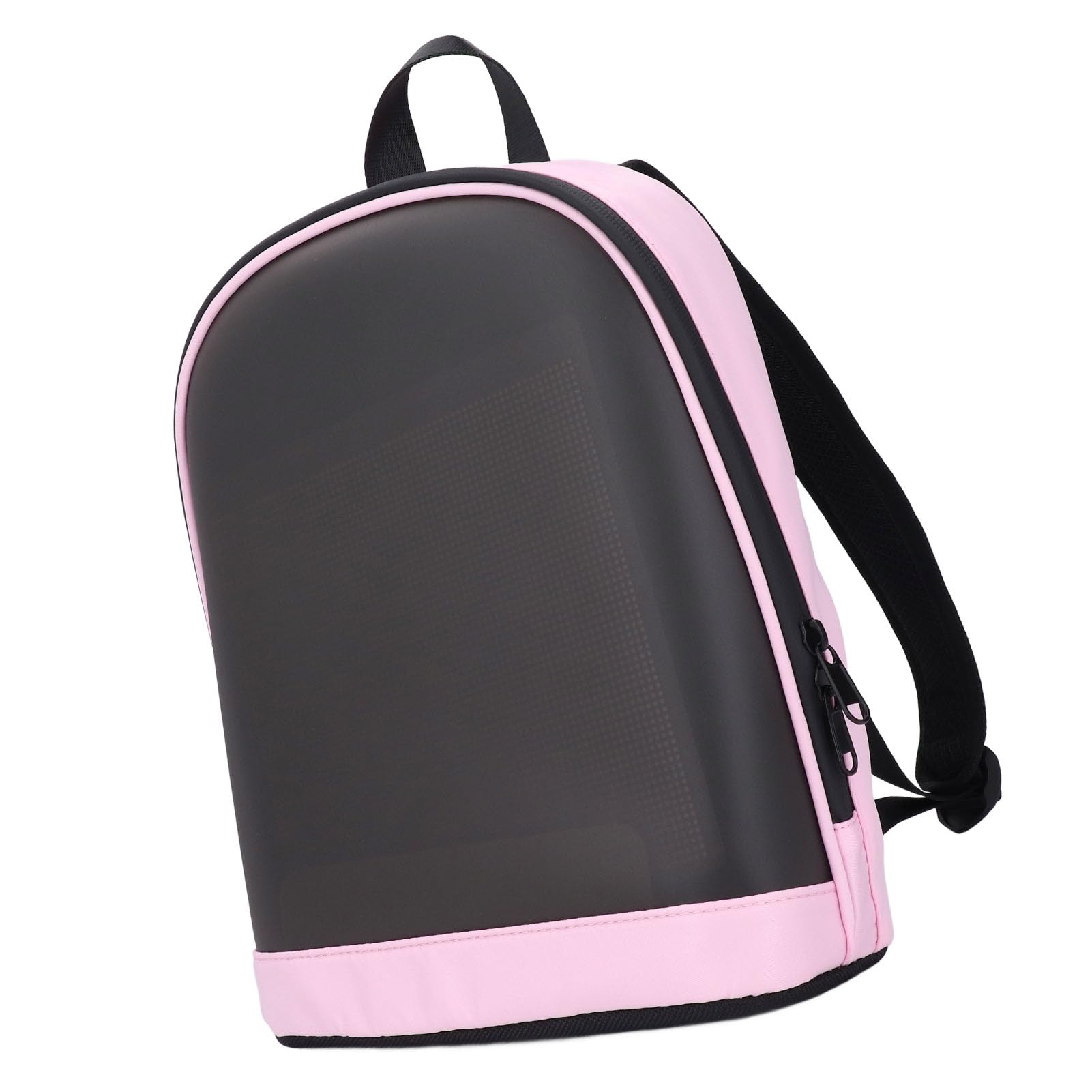 Syrisora LED-Rucksack, LED-Rucksack mit Farbbildschirm, LED-Tasche, Niedliche Rosafarbene 64 X 64 Programmierbare LED-Tasche mit Vollfarbbildschirm und APP-Steuerung