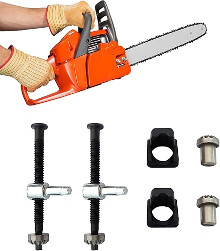 Miniatura 2 de SIPARTS Conjunto de tensor de barra de cadena de 2 unidslote para Echo CS-400 CS-450 V203000110 C309000030 V651000001 V355000800 V65100