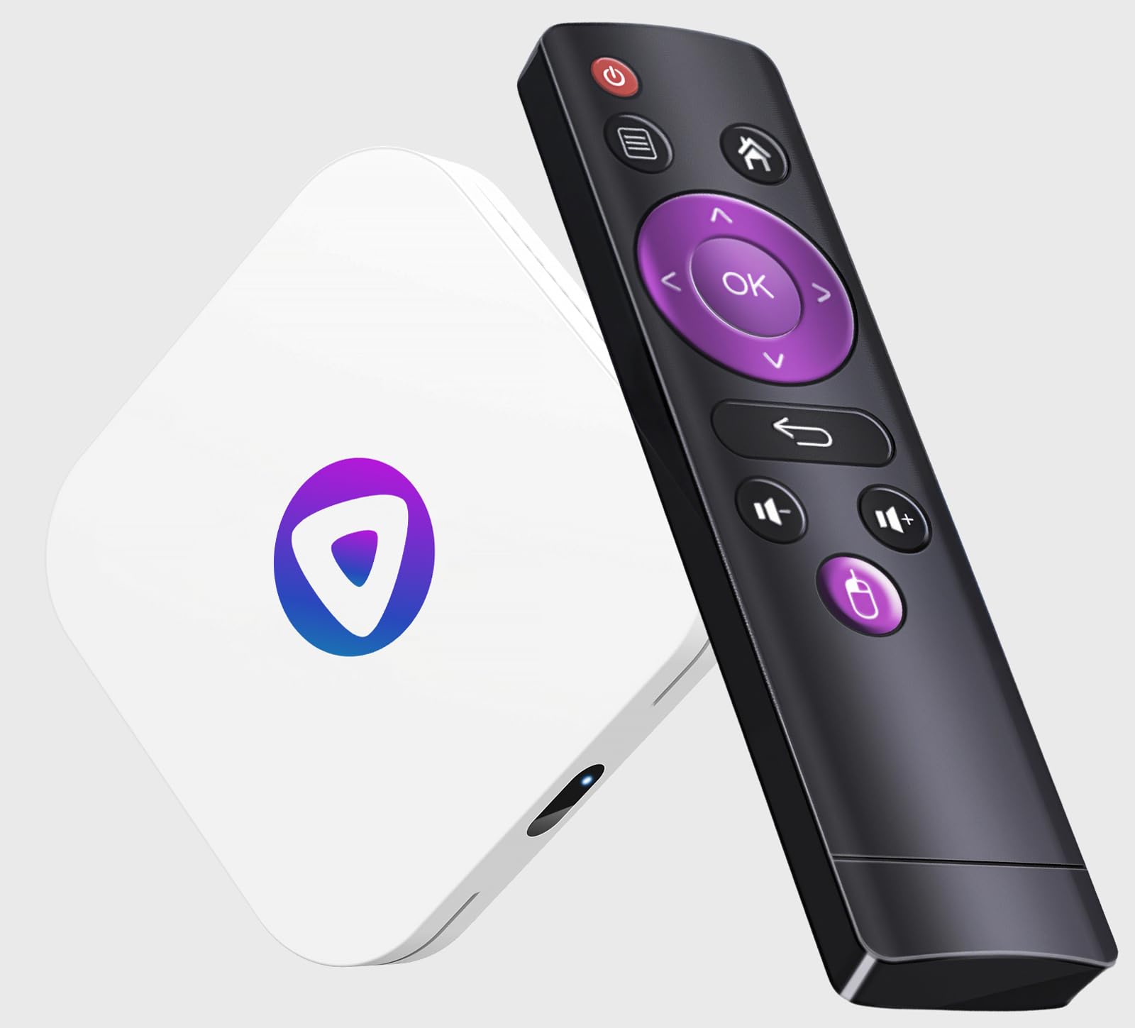 LEFFOT TV Box 2025, M1 4K Ultra HD TV-Box Android, 4GB RAM + 32GB ROM, Android 13.0 Box, Smart Box Android TV con 2.4G y 5G WiFi 6, HDR10, BT 5.0, USB 3.0, Rockchip RK3518 Quad-Core Arm Cortex-A53