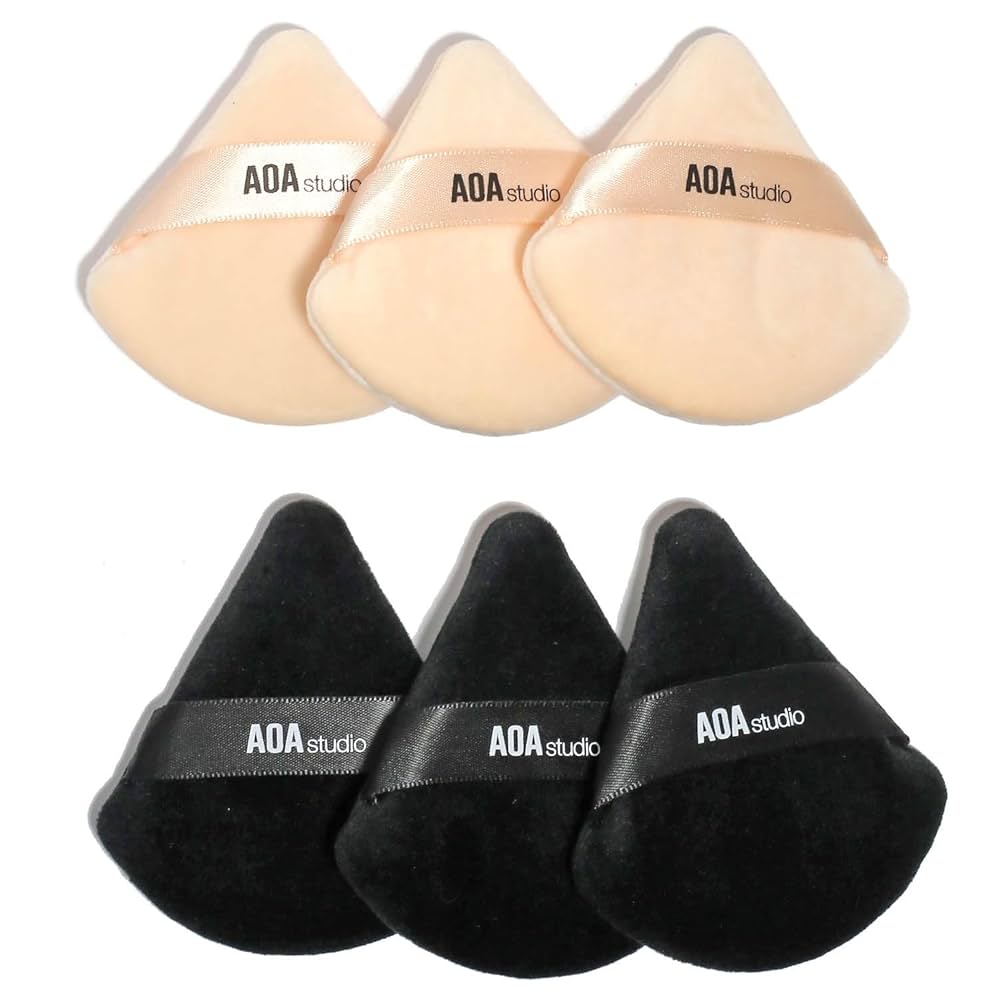 Amazon.com : AOA Studio Velvet Puffs Makeup Puff Set of 6