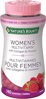 Nature's Bounty Women's Multivitamin Gummies, Helps Maintain Eyesight, Skin, and Immune Function, Helps in Development of Bone, Cartilage, Teeth, and Gums, Helps Thyroid Gland Function, 140 Gummies