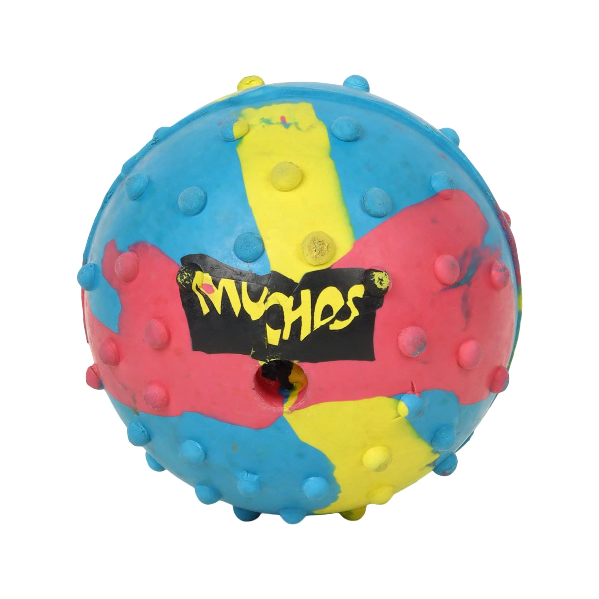 MUNCHOS Rubber Hard Dog Ball for Large Breeds