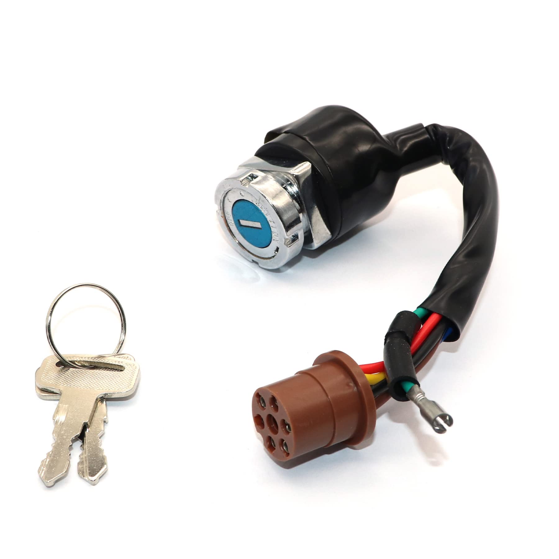 XQSMWF Ignition Key Switch Compatible with Honda CT70 CT70H Trail 70 1972-1976 for CT70H K1 1972-1973 35100-098-672 35100-098-951