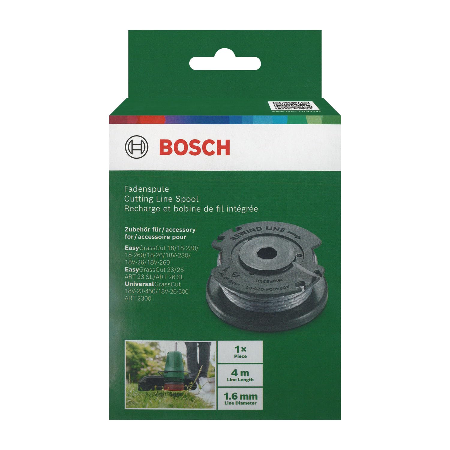 Bosch Bosch Cutting Line Spool 4m (1.6mm)