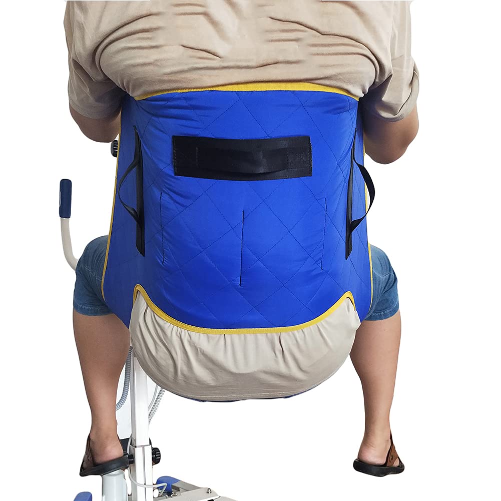 Cinghia di trasferimento per pazienti per toilette e doccia, cintura di trasferimento completa per handicap, sollevatori accessibili per assistenza domiciliare, ideale per trasferimenti sicuri