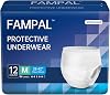 Vital Guard Adult Incontinence Pants for Men and Women, Disposable Pull-Up, Odor Control, Overnight Protection, Unisex, Medium, 12 Count