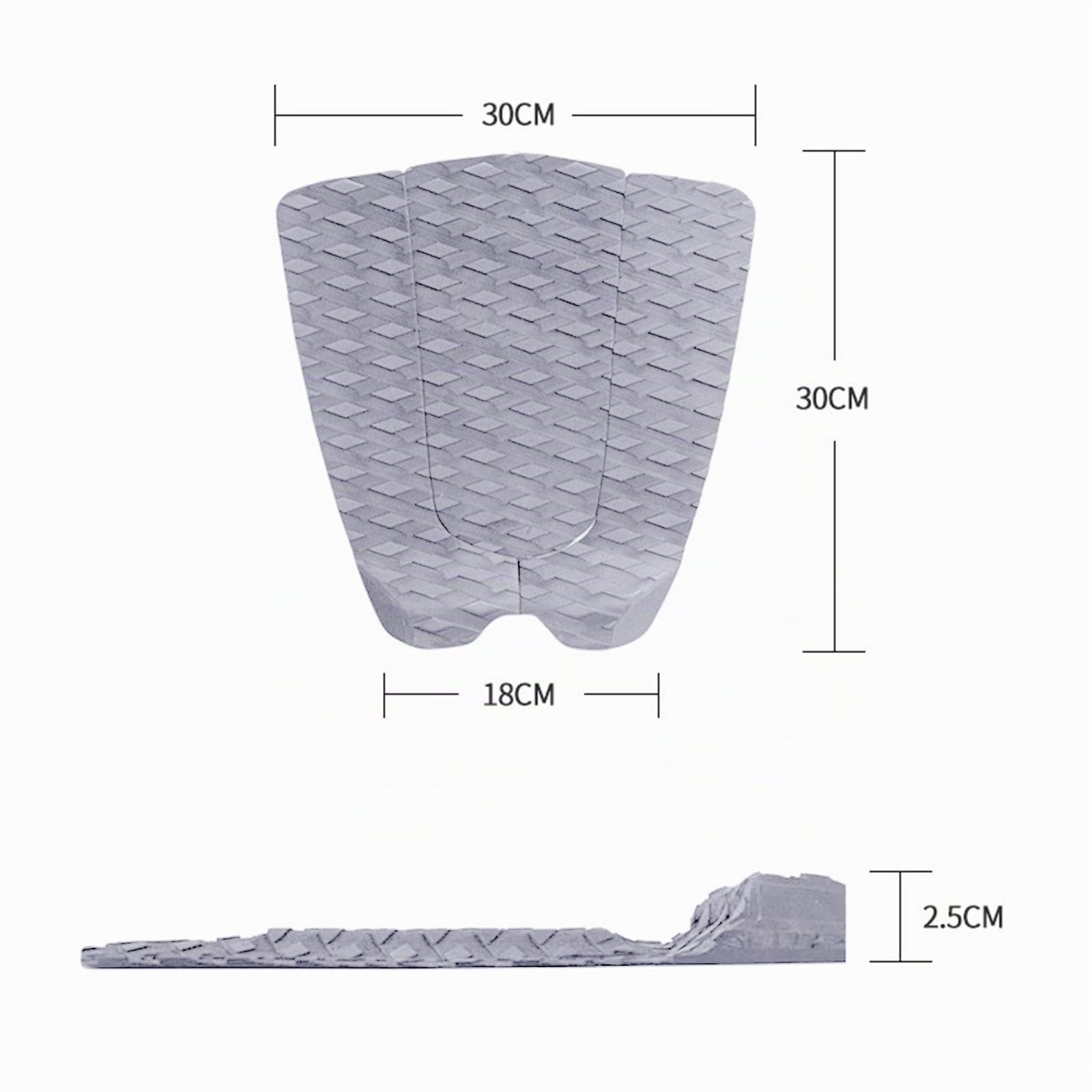 3X Planche de Surf Traction Pad Deck Grips Mat Anti Slip Stomp Foot Pads Deck Tail Pads Planches de Surf Pads pour Skimboard Bodyboards Planches de
