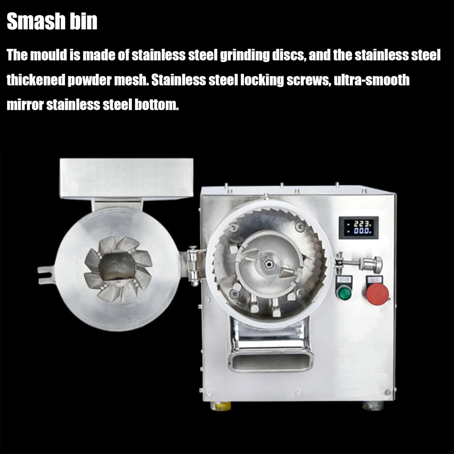 Flowing Water Type Chinese Medicinal Material Grinder Ultra-Fine Commercial Continuous Grading Powder Dendrobium Notoginseng Grinding Powder