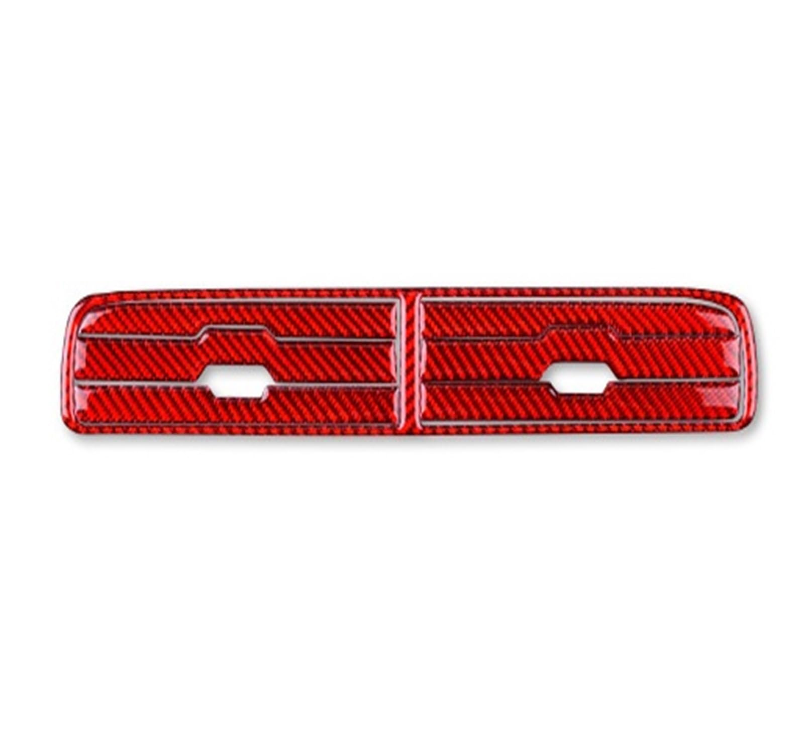 Vetjmua Air Vent Red Interior Trim For Chevrolet For Camaro 2010 2011 Accessories Interior Trim Air Conditioning Switch Panel Cover Real Carbon Fiber Sticker Cover Trim Sticker