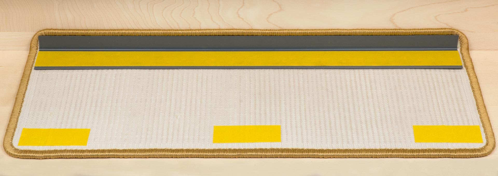 Kettelservice-Metzker Stufenmatten Sisal Rechteckig Creme-Honig 15 Stück
