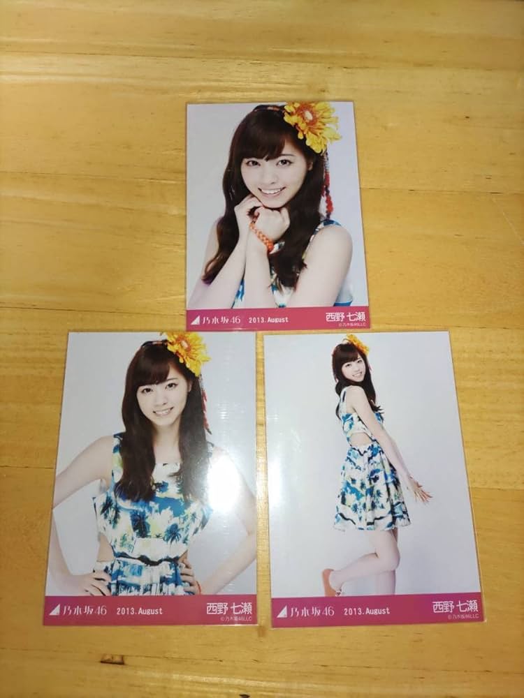 元乃木坂46 西野七瀬 2013 August-Ⅲ Tシャツ 乃木坂46 生写真 【西野七瀬】 2013.August-Ⅲ Tシャツ コンプ