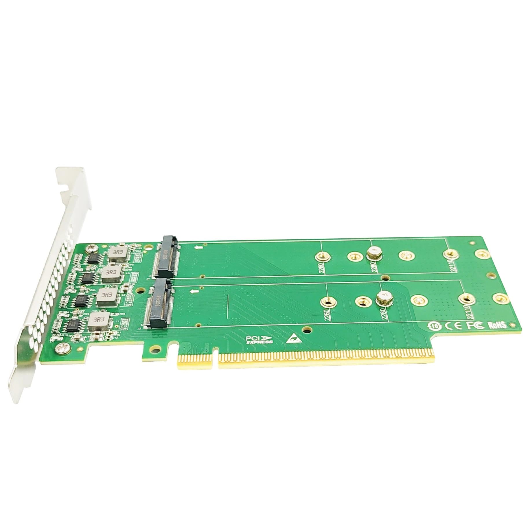 Adapter SSD PCIe 5.0 X16 4-portowy M.2 NVMe G5 - XIC PE5162-4IL