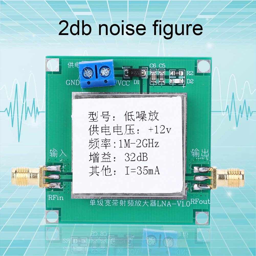 HF Verstärker 0,01-4GHz 21dB - Rauscharmer Verstärker Für HAM Radio, 50Ω