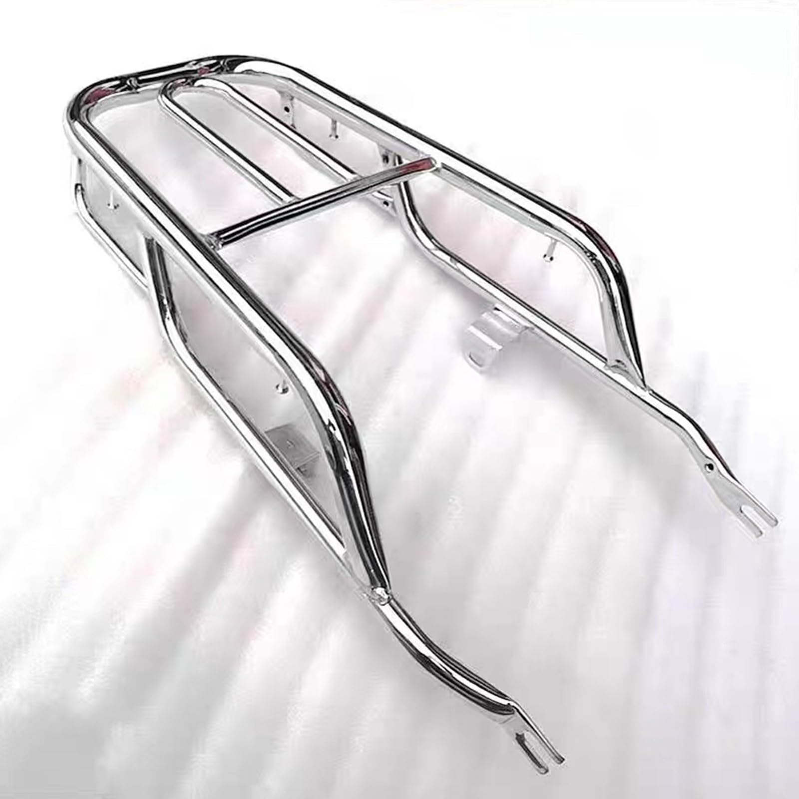 Uchwyt Bagażowy Tylny Kompatybilny z Suzuki GN125 HJ125-8, Chrom, Przedłużka, Uchwyt na Topcase, Akcesoria Motocyklowe