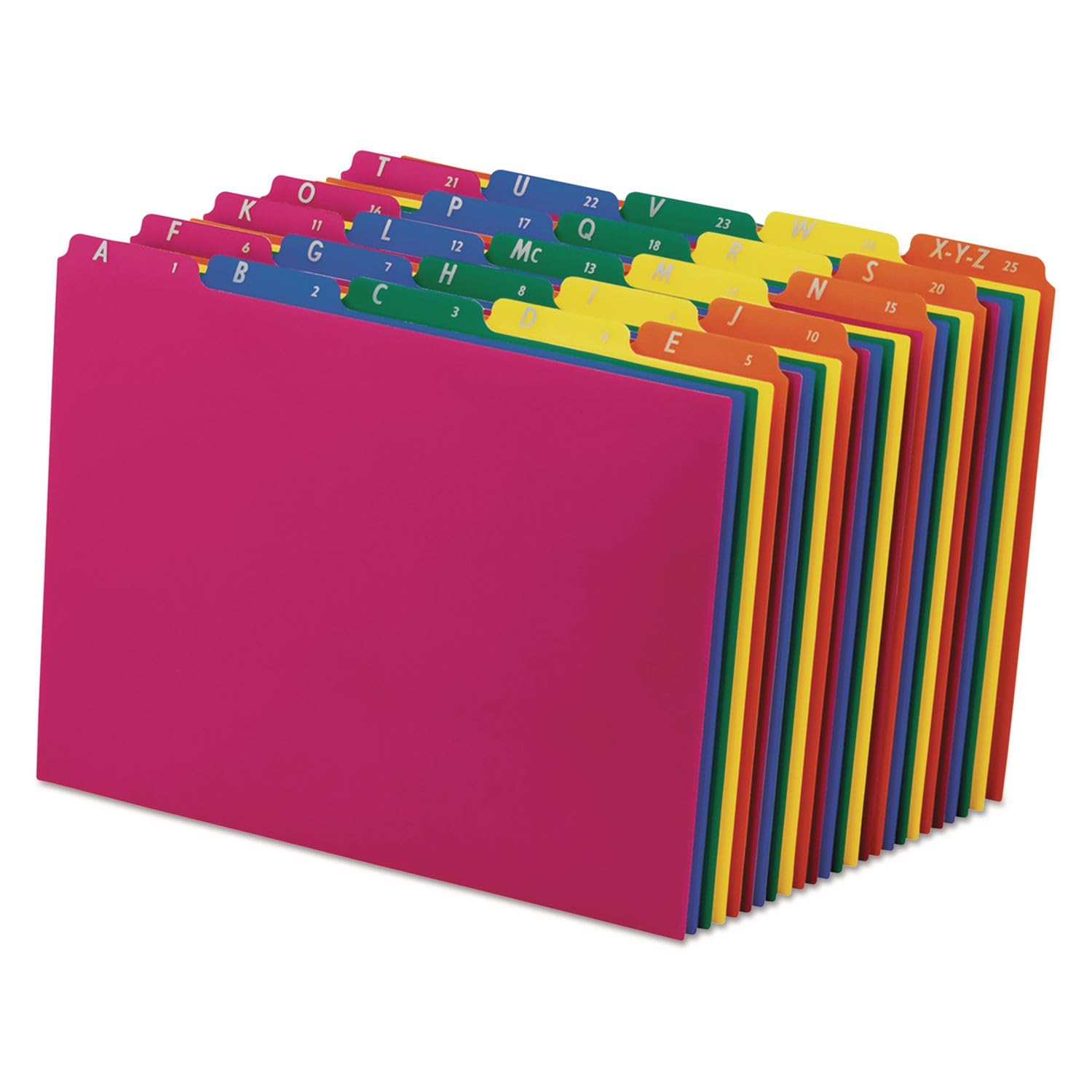 Alphabetical File Dividers A-z 51 Pcs Alphabet File Dividers With A-Z ...
