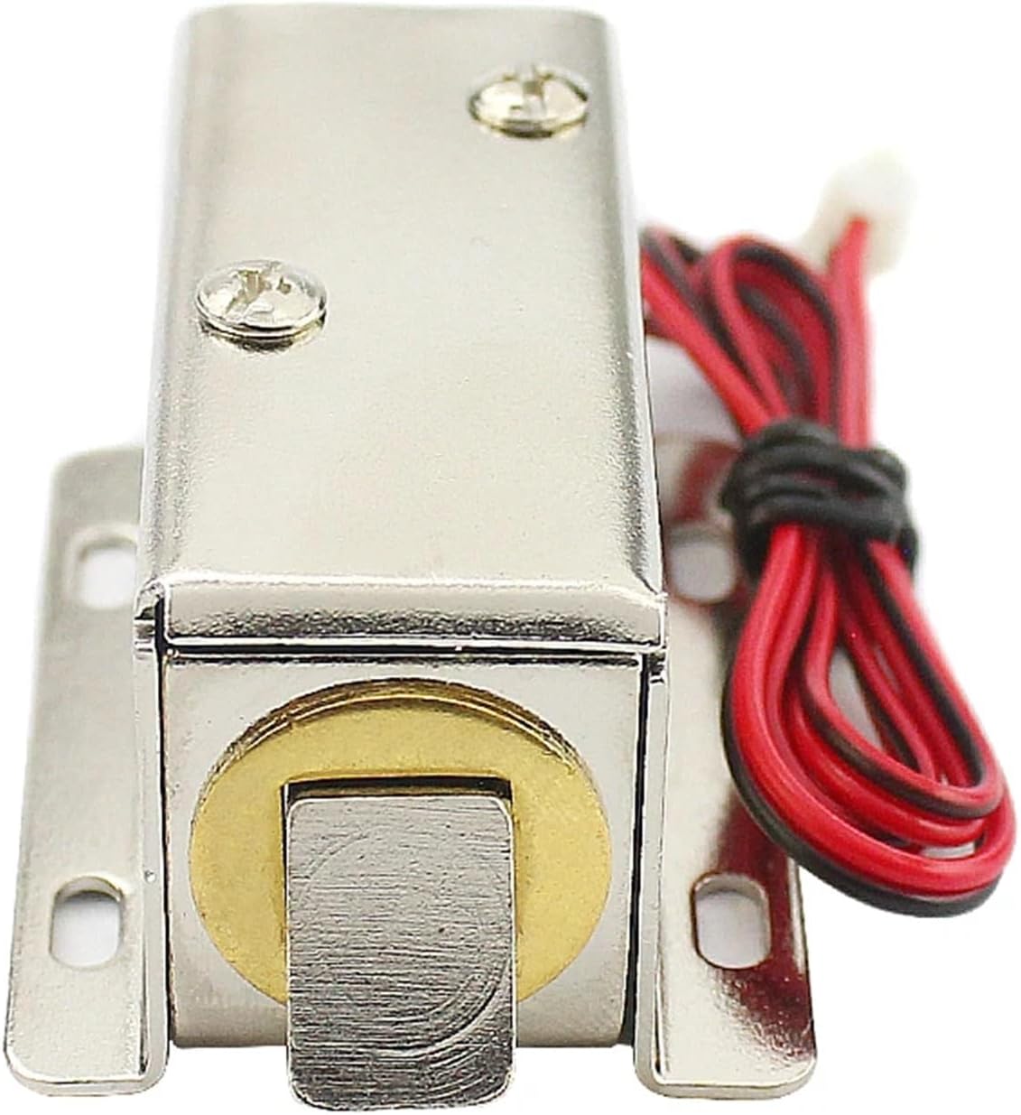 Mini Electromagnetic Lock DC12V Small Electric Control Cinet Electronic Door Solenoid 1Pcs(LY03A and Buckle)