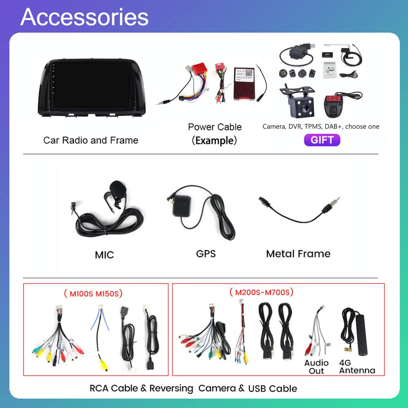 Autoradio stéréo 2 Din à écran tactile de 9 pouces Android 11 pour Mazda CX5 CX-5 2012-2015 Navigation de voiture Récepteur audio de voiture intégré au tableau de bord Prise en charge CarPla