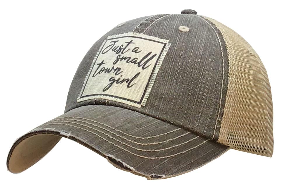 VINTAGE LIFE Just a Small Town Girl Cap, Light Brown