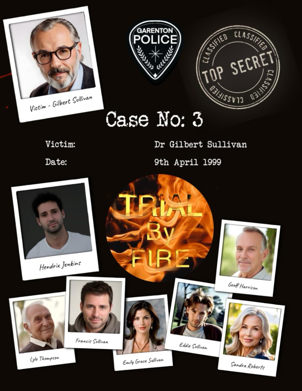 Case 3: Trial by Fire: The Blue Coconut - Cold Case Mystery Crime Police File Game (The Blue Coconut Case Files)