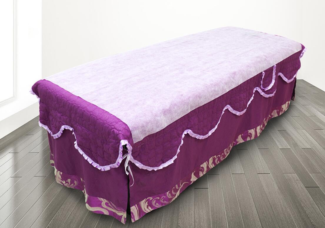 BeLongsYou 100 Piezas de Juegos de Sábanas de Masaje Desechables, Sábanas de SPA No Tejidas para Salones de Belleza, Tatuajes, Depilación Cera, Camas para Pestañas, Mesas Salón, Hoteles